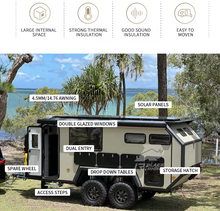 تحميل الصورة إلى عارض المعرض، Hybrid Mini Camper Car for Camp Sale Camper Sale for for Outdoor Camping
