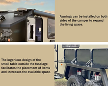 تحميل الصورة إلى عارض المعرض، Hybrid Mini Camper Car for Camp Sale Camper Sale for for Outdoor Camping
