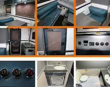 تحميل الصورة إلى عارض المعرض، Luxury Aluminium Offroad Family Caravan Trailer Hard Top Lift for Camping and Travel for Towing
