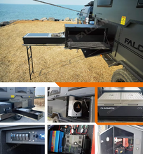 تحميل الصورة إلى عارض المعرض، Luxury Aluminium Offroad Family Caravan Trailer Hard Top Lift for Camping and Travel for Towing
