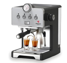 Load image into Gallery viewer, MEBASHI Espresso Coffee Machine - 15 Bar, 1.7L Capacity, Stainless Steel
