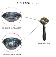 Load image into Gallery viewer, MEBASHI Espresso Coffee Machine - 15 Bar, 1.7L Capacity, Stainless Steel
