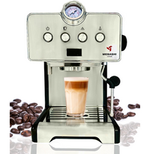 Load image into Gallery viewer, MEBASHI Espresso Coffee Machine - 15 Bar, 1.7L Capacity, Stainless Steel
