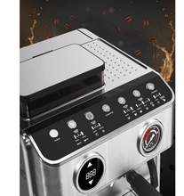 تحميل الصورة إلى عارض المعرض، MEBASHI Commercial Coffee Machine with Touch Screen, Dual Boiler &amp; Built-in Grinder, 20 Bar, Steel
