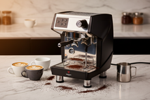Load image into Gallery viewer, Commercial Coffee Machine, Dual Boiler, 1.7L Capacity, 15 Bar Pressure, (ME-CCM2054) (Black) 2650W
