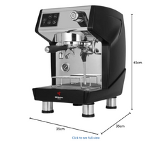 Load image into Gallery viewer, Commercial Coffee Machine, Dual Boiler, 1.7L Capacity, 15 Bar Pressure, (ME-CCM2054) (Black) 2650W
