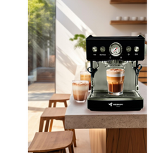 Load image into Gallery viewer, Commercial Coffee Machine, 2.1L Capacity, 20 Bar Pressure, Home or Business

