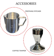 Load image into Gallery viewer, Commercial Coffee Machine, 2.1L Capacity, 20 Bar Pressure, Home or Business
