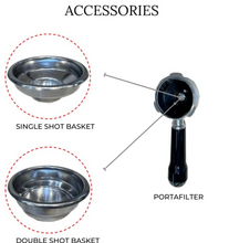 Load image into Gallery viewer, Commercial Coffee Machine, 2.1L Capacity, 20 Bar Pressure, Home or Business

