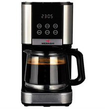 تحميل الصورة إلى عارض المعرض، Japanese Coffee Maker/Coffee Machine, 1000W, 12 Cup/1.5L, 24h Programmable, Drip Stop Mechanism, LCD Display, Stainless Steel (ME-DCM1005)
