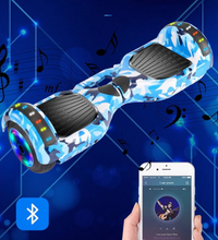 Load image into Gallery viewer, Kids smart balance hover board 250W 12kmh LED lights self balancing electric scooter Age 6+
