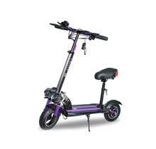 Load image into Gallery viewer, NEW V10 Electric Scooter 1200W 48V 12Ah Range 20-40Km Fast with Triple LED Headlamps Base LED Lights
