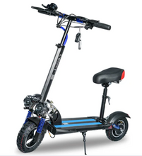 Load image into Gallery viewer, NEW V10 Electric Scooter 1200W 48V 12Ah Range 20-40Km Fast with Triple LED Headlamps Base LED Lights
