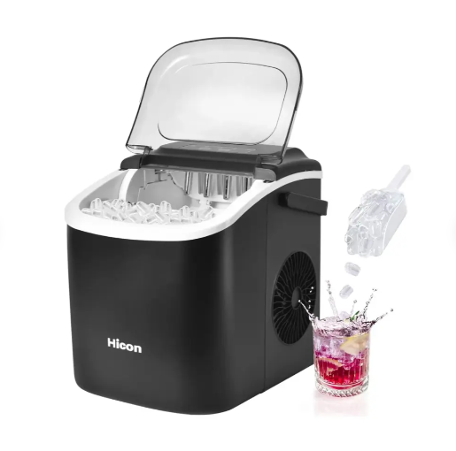 HICON HZB-16M Portable Ice Maker – 16kg Daily Output