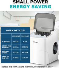 Load image into Gallery viewer, Hicon HZB-16AL Portable Ice Maker - White
