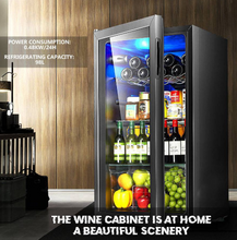 تحميل الصورة إلى عارض المعرض، Wine Cabinet 95L – Premium Household Mini Refrigerator for Modern UAE Homes

