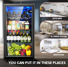 تحميل الصورة إلى عارض المعرض، Wine Cabinet 95L – Premium Household Mini Refrigerator for Modern UAE Homes

