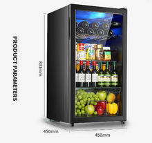 تحميل الصورة إلى عارض المعرض، Wine Cabinet 95L – Premium Household Mini Refrigerator for Modern UAE Homes
