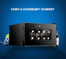 Load image into Gallery viewer, Constant Temperature Small Vine Cabinet 08 Bottle Capacity With Digital Display
