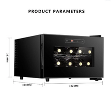 Load image into Gallery viewer, Constant Temperature Small Vine Cabinet 08 Bottle Capacity With Digital Display
