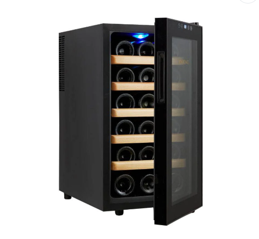 Red Wine Cabinet –18-Bottle   Circulation Cooling, Constant Temperature, and Elegant Design