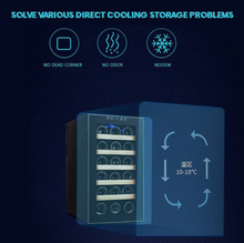 Load image into Gallery viewer, Red Wine Cabinet –18-Bottle   Circulation Cooling, Constant Temperature, and Elegant Design
