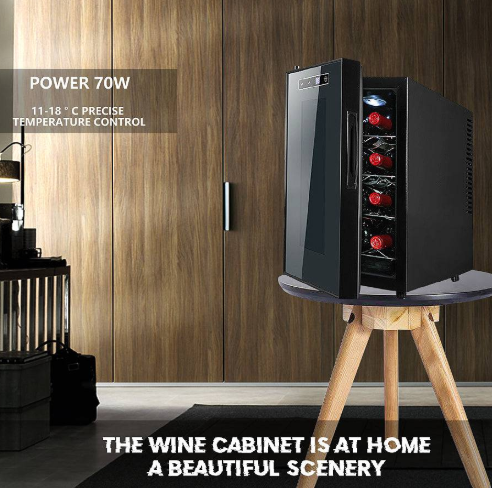 Refined Luxury – Smart Temperature Wine Cabinet