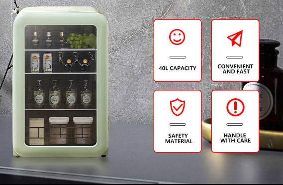 Ice Bar Freezer Household Living Room Small Cold Drink Drinks Mini Refrigerator Office