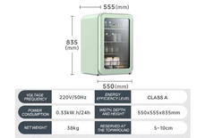 Load image into Gallery viewer, Ice Bar Freezer Household Living Room Small Cold Drink Drinks Mini Refrigerator Office
