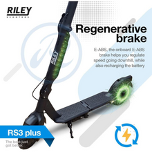 Load image into Gallery viewer, Riley RS3 Plus Electric Scooter compact Light weight E-ABS 700W
