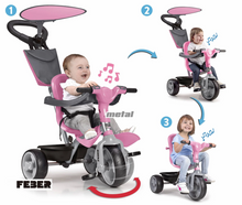 Load image into Gallery viewer, Feber Trike Baby Plus Music Pink C20
