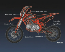 Load image into Gallery viewer, KUGOO 125CC 4 STROKE OFF ROAD GAS BIKE -2026
