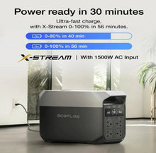 تحميل الصورة إلى عارض المعرض، Ecoflow DELTA 3 Portable Power Station 3600W, 1024Wh Solar Generator, Fast Charging 5kwh For Indoor,Outdoor Camping ,sports
