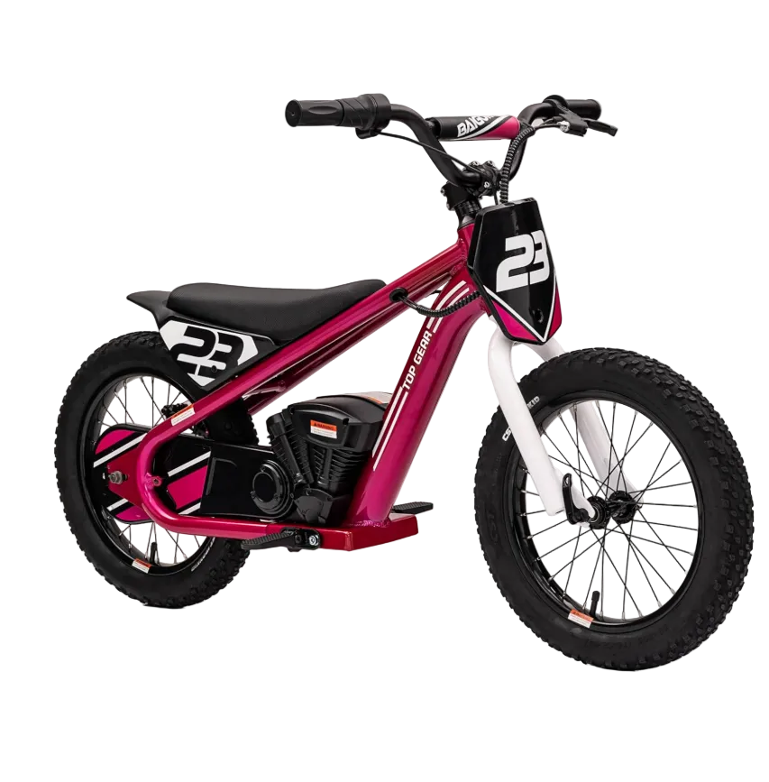 Top Gear TG75 Dirt Rocket electric-powered dirt bike with motocross geometry For kids 6-12 Years