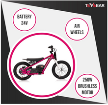 تحميل الصورة إلى عارض المعرض، Top Gear TG75 Dirt Rocket electric-powered dirt bike with motocross geometry For kids 6-12 Years
