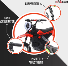 Load image into Gallery viewer, TG 580 Top Gear 36V Electric Dirt Bike for Kids – 500W Motor, Age 5-12 years
