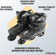 تحميل الصورة إلى عارض المعرض، Top Gear Kids and Adult 3-Wheels in Line Roller Skate TG 9005 –Size 38-45 EU
