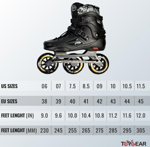 تحميل الصورة إلى عارض المعرض، Top Gear Kids and Adult 3-Wheels in Line Roller Skate TG 9005 –Size 38-45 EU

