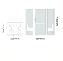 تحميل الصورة إلى عارض المعرض، Collab Cabin Sound proof Privacy Work Learn-Where Ideas Meet in Silence
