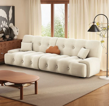 Load image into Gallery viewer, Tufted Design Armless Sofa Bed

