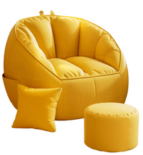 Load image into Gallery viewer, Modern Scandinavian Lazy Sofa Bean Bag Chair – Single Seat
