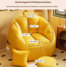 Load image into Gallery viewer, Modern Scandinavian Lazy Sofa Bean Bag Chair – Single Seat
