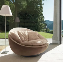 Load image into Gallery viewer, Luxury Nordic Modern Fabric Lounge Chair – Single Seater Sofa
