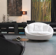 Load image into Gallery viewer, Luxury Nordic Modern Fabric Lounge Chair – Single Seater Sofa
