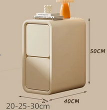 Load image into Gallery viewer, Solid Wood Bedside Cabinet with Built-In Light
