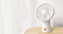 Load image into Gallery viewer, Xiaomi Rechargeable Mini Fan 2-in-1 dual use handheld+desktop fan
