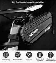 Load image into Gallery viewer, WILD MAN 1.2L Cycling Waterproof Hard Shell Bike Saddle Bag Under seat
