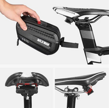 Load image into Gallery viewer, WILD MAN 1.2L Cycling Waterproof Hard Shell Bike Saddle Bag Under seat
