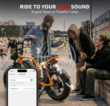 Load image into Gallery viewer, V8 Mini Harley Electric Bike 48V 15.6Ah 750W Motor
