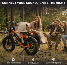 Load image into Gallery viewer, V8 Mini Harley Electric Bike 48V 15.6Ah 750W Motor
